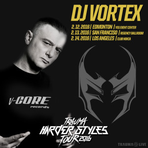 DJ Vortex at Trauma Tour