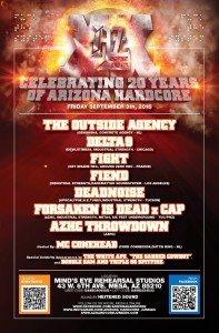 AZHCXX: Celebrating 20 years of Arizona Hardcore. September, 9th, 2016