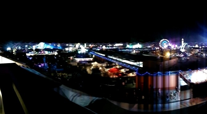 Panorama of EDC Night 2